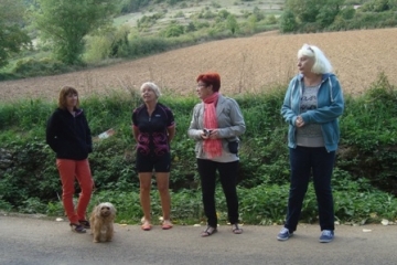 nos supportrices sur le parcours